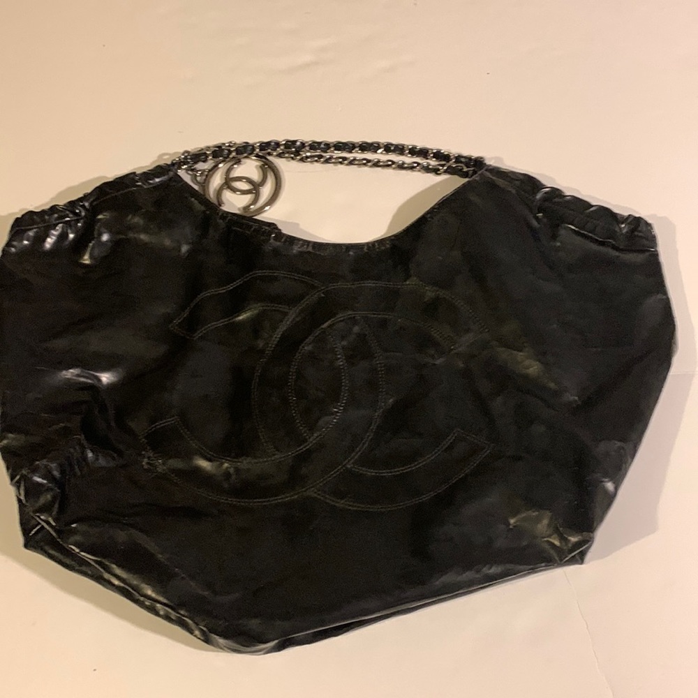 Authentic Chanel Cabas Patent Leather Tote